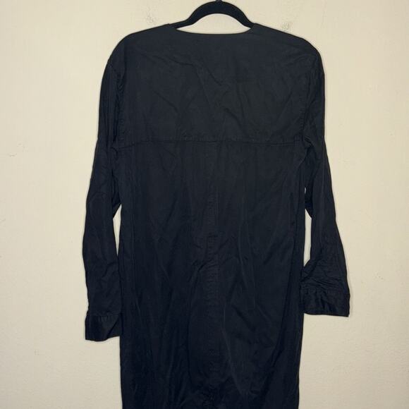 One Teaspoon Black Relaxed Jumpsuit Womenโs Size Small Deep V Button Front - Picture 10 of 15